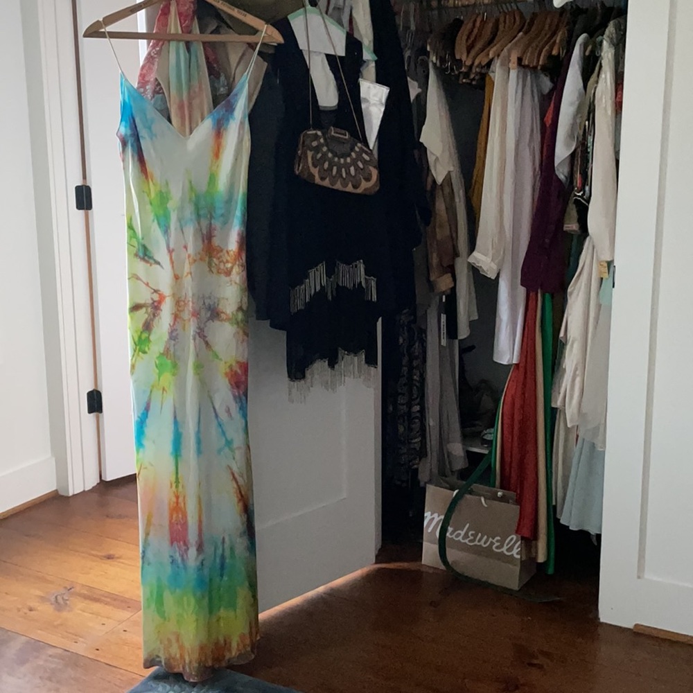 NWOT, Limited Edition Dannijo Silk Tie-Dyed Dress, Size Medium